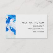 Vet abstract verfontwerp visitekaartje (Achterkant)