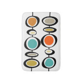 Vet Abstracte cirkels midden midden midden midden  Badmat (Voorkant Verticaal)