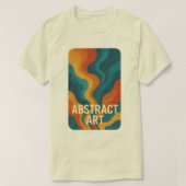Vet Abstracte energie – Digitale kunst T-shirt (Design voorkant)