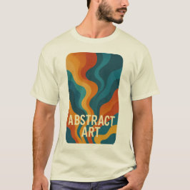 Vet Abstracte energie – Digitale kunst T-shirt
