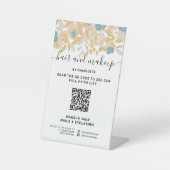 Vet abstracte griepachtige samenstelling digitale  reclamebord met voetstuk (Voorkant)