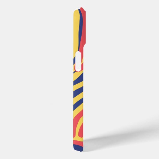 Vet Abstracte penseelstreken Modern Case-Mate iPhone Case (Achterkant / Rechts)