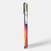 Vet Abstracte penseelstreken Modern Case-Mate iPhone Case (Achterkant / Links)