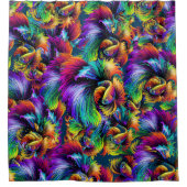 Vet Abstracte vis Douchegordijn (Voorkant)