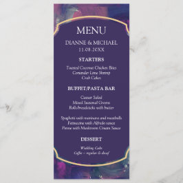 Vet Acryl Schilderen Menu Kaart