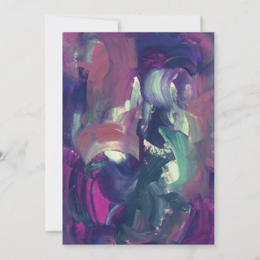 Vet Acryl Schilderij Sla de Datum uitnodiging op (Achterkant)