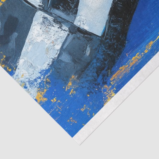 Vet Activisme & Oekraïne Eenheid Art Decoupage Tissuepapier (Detail)