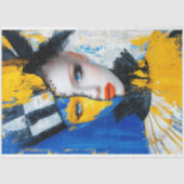 Vet Activisme & Oekraïne Eenheid Art Decoupage Tissuepapier (Voorkant)