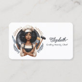 Vet Afro Glam Crafting Business Branding Visitekaartje (Voorkant)