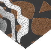 Vet Afrocentrisch Abstract kunstwerk Korte Tafelloper (Hoek)