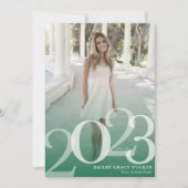 Vet AFSTUDEERDER 2023 Groen Afstuderen van de Bekl Aankondiging (Voorkant)