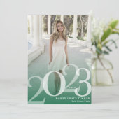 Vet AFSTUDEERDER 2023 Groen Afstuderen van de Bekl Aankondiging (Staand voorkant)