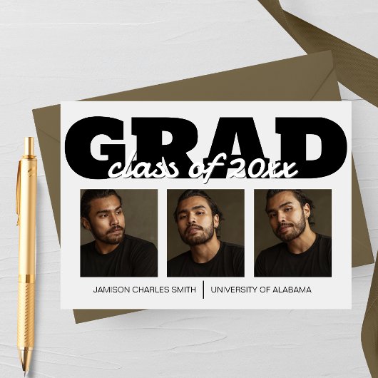 Vet Afstudeerder Afstuderen Aankondiging