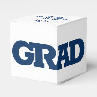 Vet AFSTUDEERDER Blauw en Wit Graduation Party