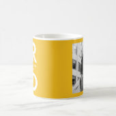 Vet Afstudeerder Geel Foto Afstuderen Koffiemok (Center)