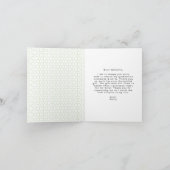 Vet Afstudeerder Lime Green Foto Afstuderen Bedankkaart (Binnen)