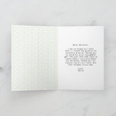 Vet Afstudeerder Lime Green Foto Afstuderen Bedankkaart (Binnen)