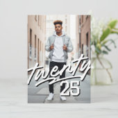 vet Afstudeerder | Mannelijk foto Afstuderen Kaart (Staand voorkant)