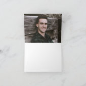 Vet Afstudeerder Royal Blue Afstuderen Hartelijk d Bedankkaart (Binnen)