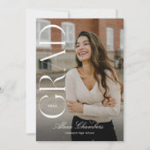 Vet Afstudeerder Volledige foto Afstuderen Kaart (Voorkant)