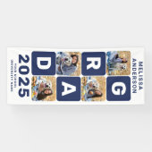 Vet Afstuderen Aangepast 5 Fotogradatie Partij Spandoek (Horizontaal)