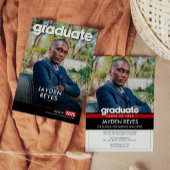 Vet Afstuderen en feestuitnodiging Kaart