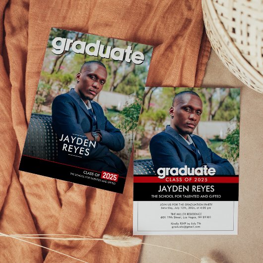 Vet Afstuderen en feestuitnodiging Kaart