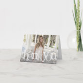 Vet Afstuderen Klasse Jaar Bedankkaart (Voorkant)