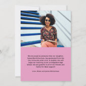 Vet Afstuderen | Modern Two Photo 2022 Afstuderen Kaart (Achterkant)