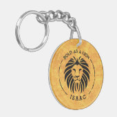 Vet als een leeuwenSleutelhanger Sleutelhanger (Voorkant Links)