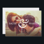 Vet Ampersand slaat de datumkaart op Save The Date<br><div class="desc">Een eenvoudige,  gewaagde en moderne opslagkaart voor de datumfoto</div>