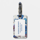 Vet Anemones Bagagelabel (Achterkant verticaal)