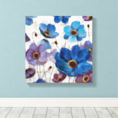Vet Anemones Canvas Afdruk (Insitu (Houten vloer))