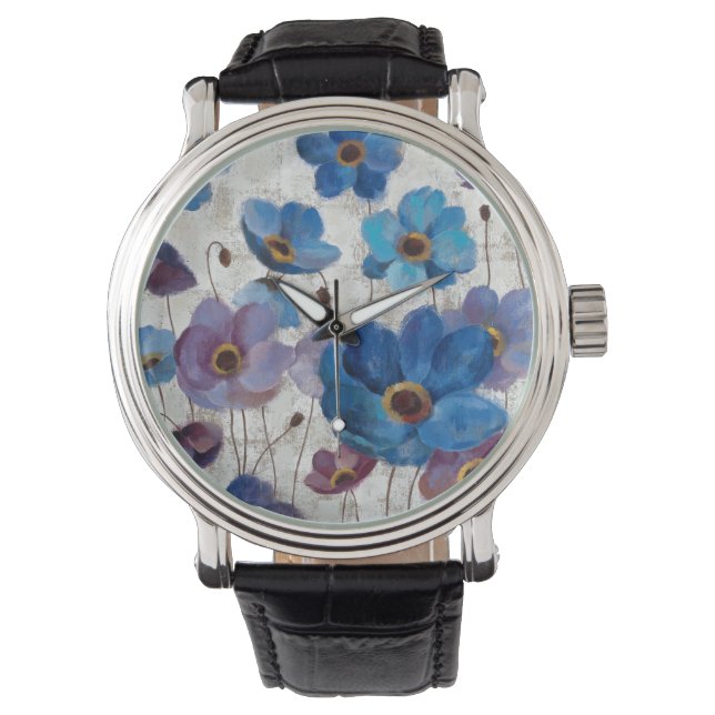 Vet Anemones Horloge (Voorkant)