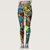 Vet artiest ~ Filters Leggings (Voorkant)