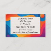 Vet, artistiek en grillig QR Code Visitekaartje (Voorkant)