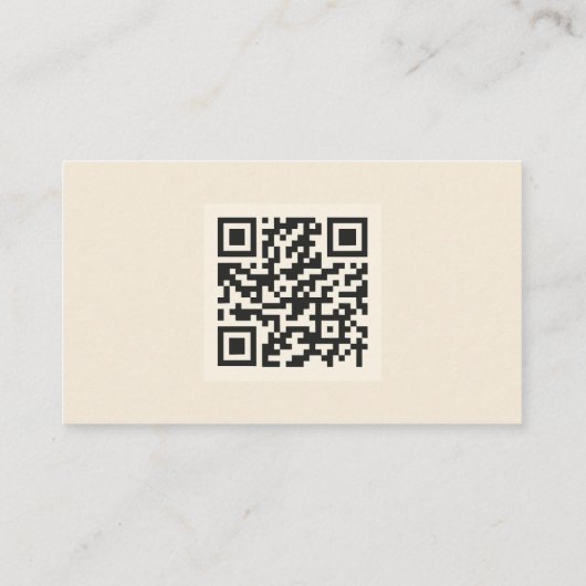 Vet, artistiek en levendig QR Code Visitekaartje (Achterkant)