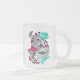 Vet & Artistiek Frosted Coffee Cup Matglas Koffiemok