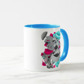 Vet & Artistiek Keramische Koffie Mok (Voorkant rechts)