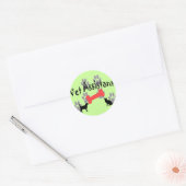 Vet Assistant-cadeaus Ronde Sticker (Envelop)