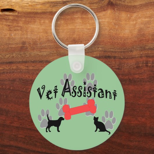 Vet Assistant-cadeaus Sleutelhanger (Voorkant)