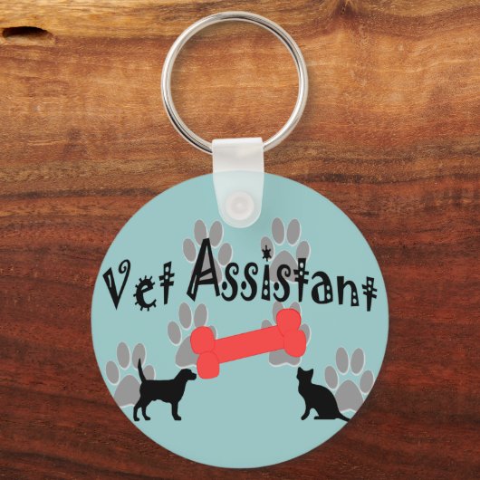 Vet Assistant-cadeaus Sleutelhanger (Voorkant)