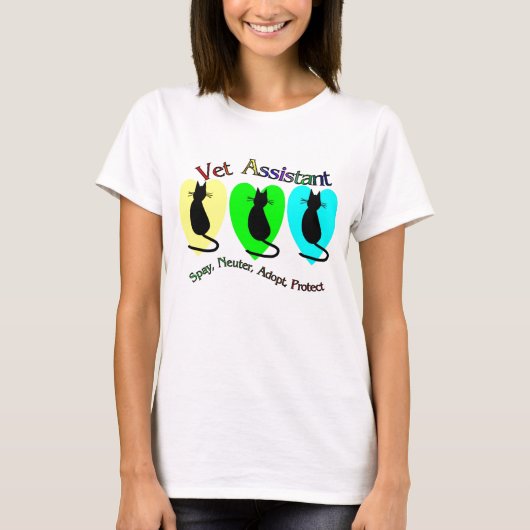 Vet Assistant T-Shirt (Voorkant)