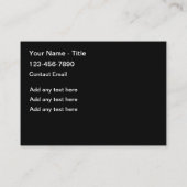 Vet Automobiel Kleurrijke Automobiel Visitekaartje (Achterkant)