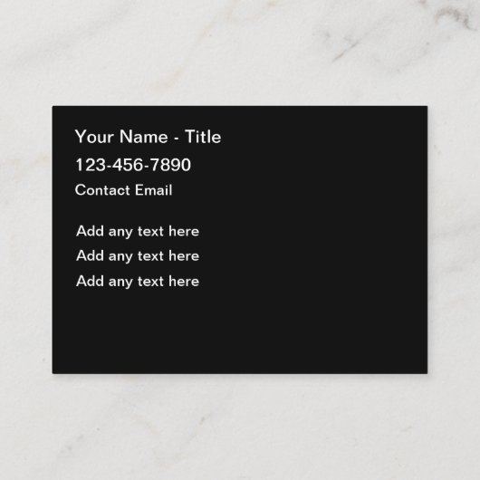 Vet Automobiel Kleurrijke Automobiel Visitekaartje (Achterkant)