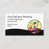 Vet Automotive Detailing Visitekaartjes (Voorkant)