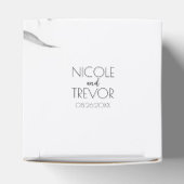 Vet B&W Wildflower Bedankdoosjes (Bovenkant)