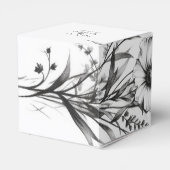 Vet B&W Wildflower Bedankdoosjes (Achterkant)