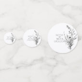 Vet B&W Wildflower Confetti (Achterkanten)