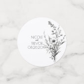 Vet B&W Wildflower Confetti (Kleine voorkant)